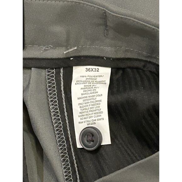 Grandslam Pants Men’s 36x32 Gray Performance Golf Trousers - Picture 7 of 7